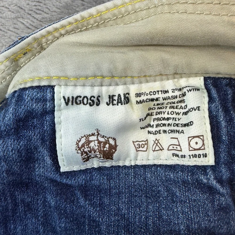 Vigoss Bermuda Denim Shorts Women's 7/8 - 29‎ Blue Jean Shorts